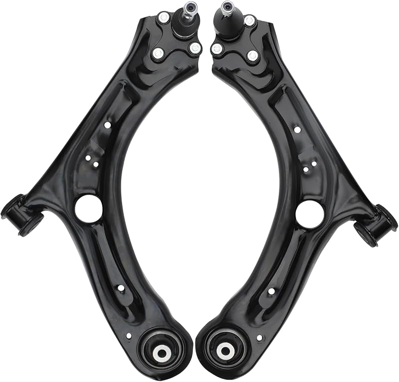 Kit de braços de controle inferiores dianteiros FHEK com junta esférica para VW Passat e Volkswagen Beetle – 2 unidades