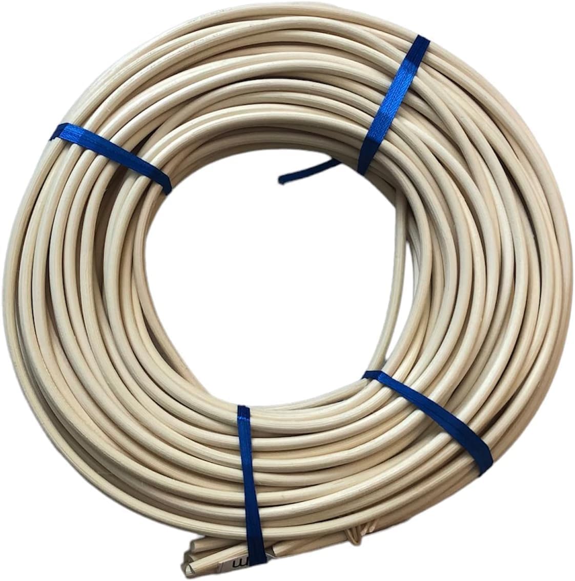 Ratan Rollo Mimbre Natural para Tejer Hogar - Rollo de 6.0mm, 500g, Mimbre Rollo Fácil de Usar en Proyectos de Bricolaje