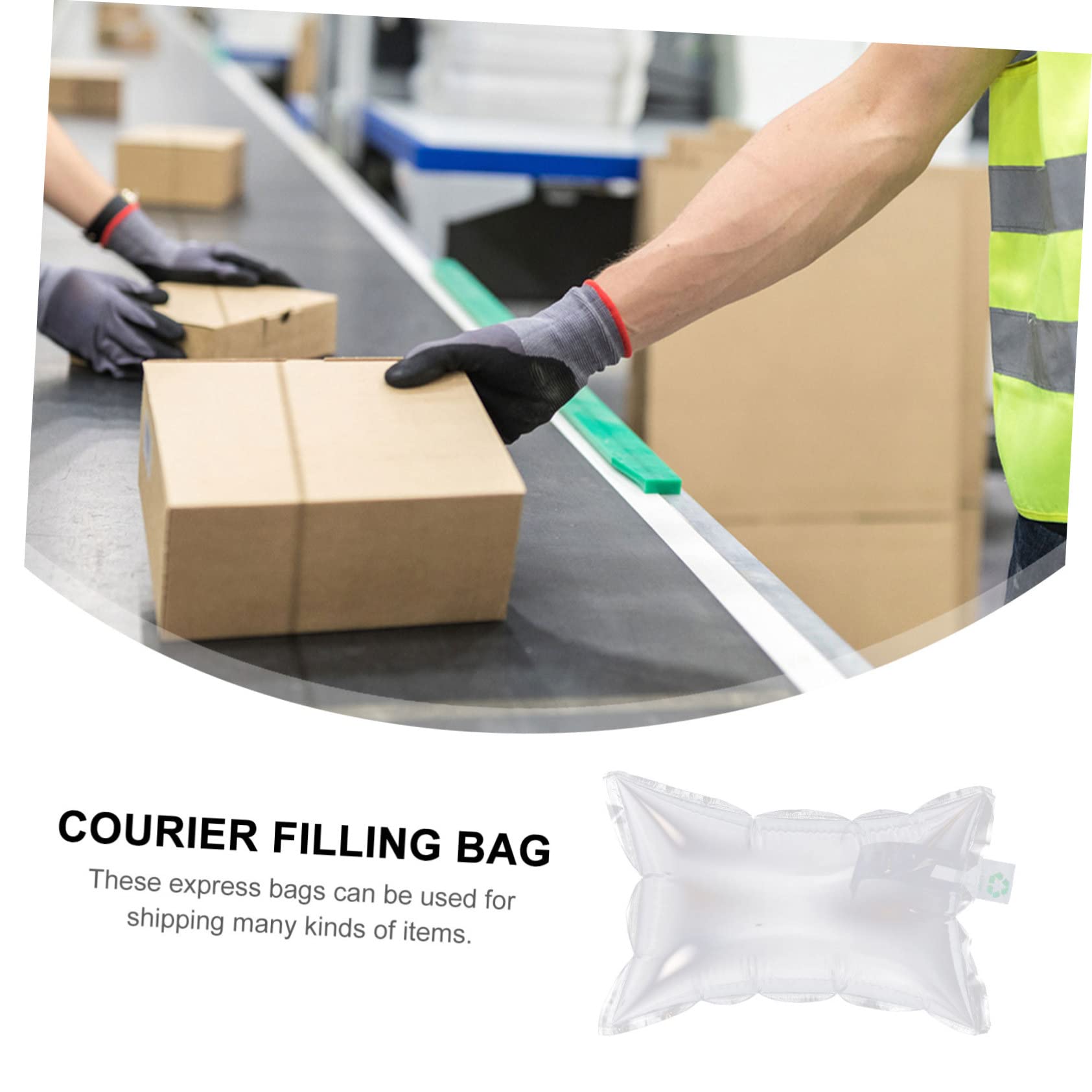Luftkissenbeutel 100stücke aus Co Extrusionsfolie für Verpackung | Aufblasbare Tasche, Platzsparende Lagerung, für Glas und Kosmetik, Leicht und Schutz Zerbrechlicher Ware