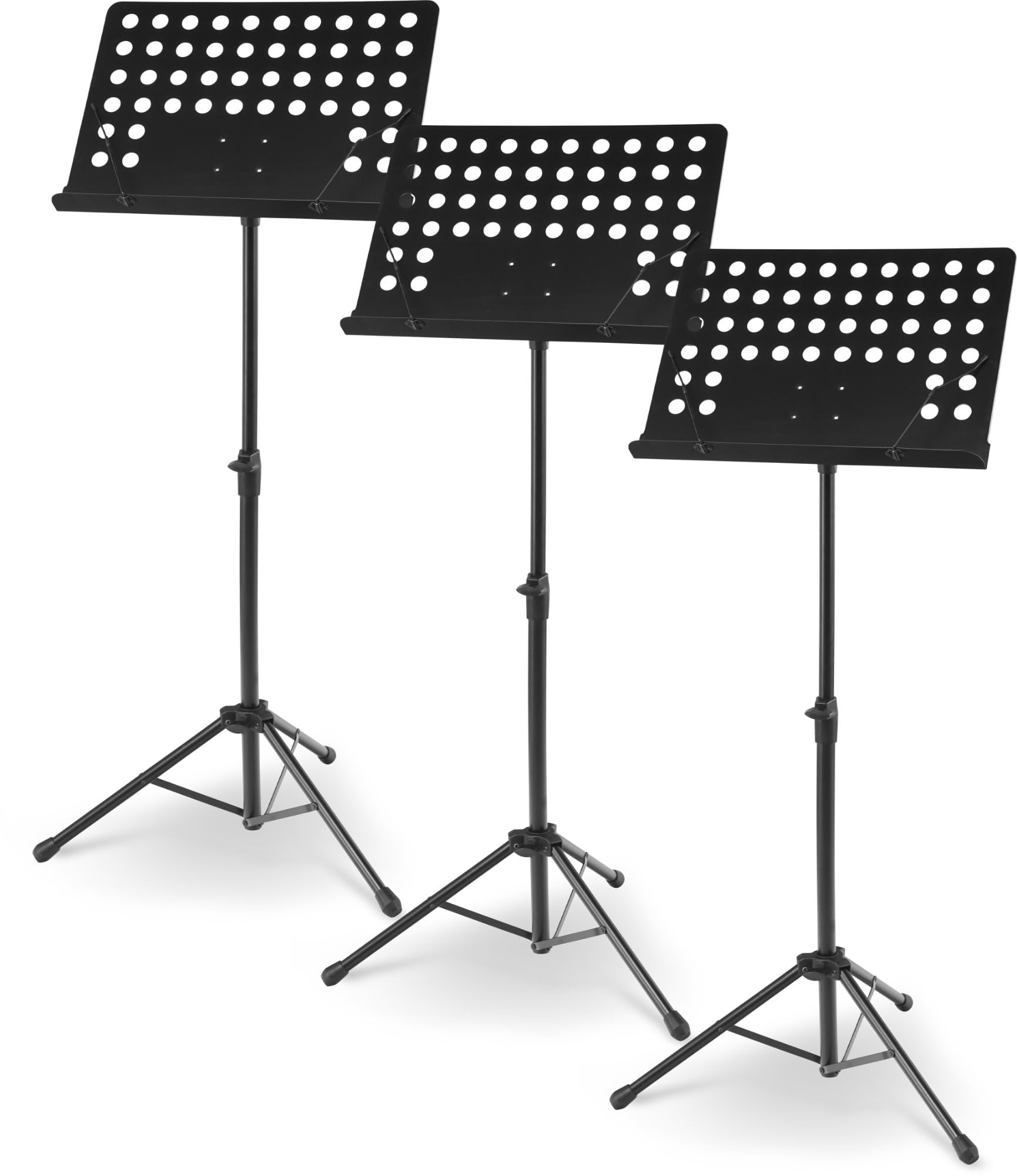 Atril de orquesta McGrey 11940 hoja perforada y clip para partituras, 3 unidades