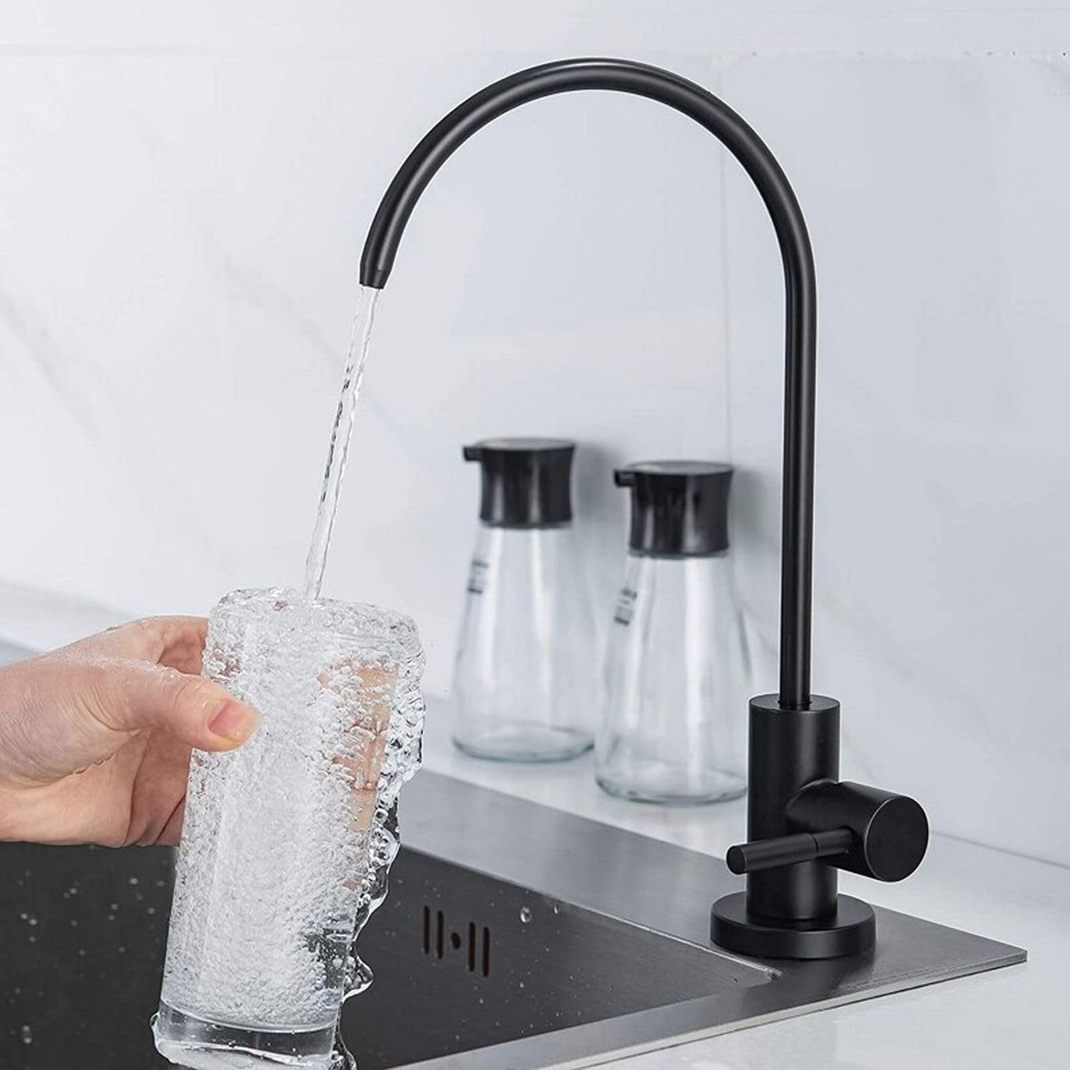 DOC RO® Drinking Water Kitchen Faucet Matte Black, 304 Stainless, 360° Rotatable Steel Sink Filter Water Faucet Reverse Osmosis Water Filter Faucet RO Faucet Kitchen Lead-Free Water Tap,Matte Black (B0D92NPCRL) Amazon Price History, Amazon Price Tracker