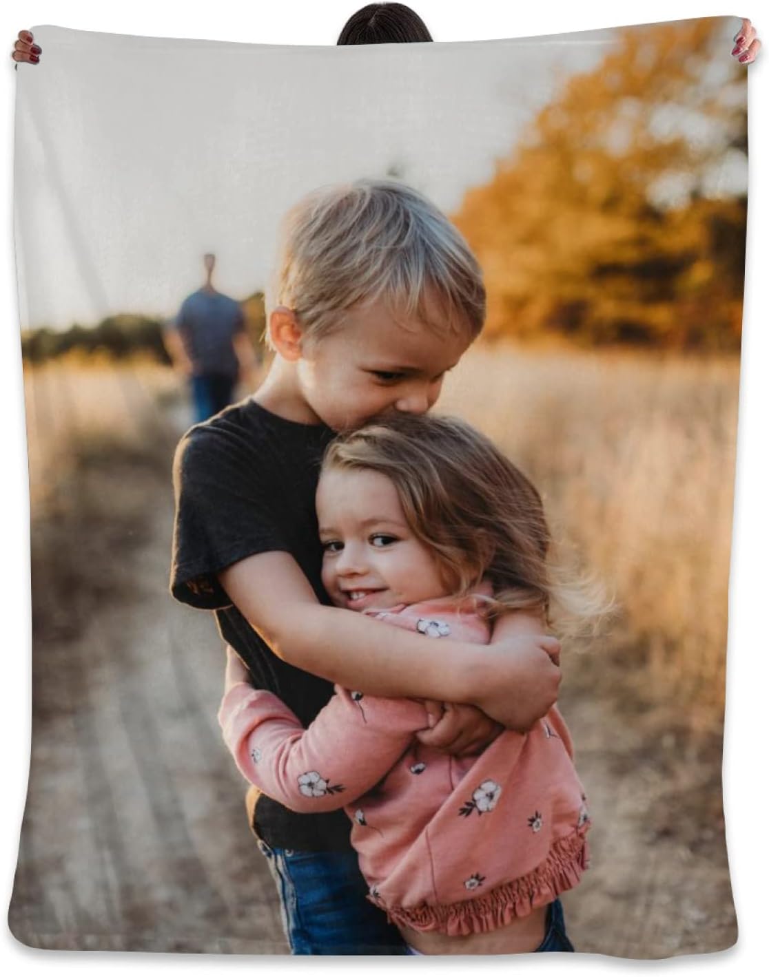 Custom Blanket with Photo Personalized Throw Blankets