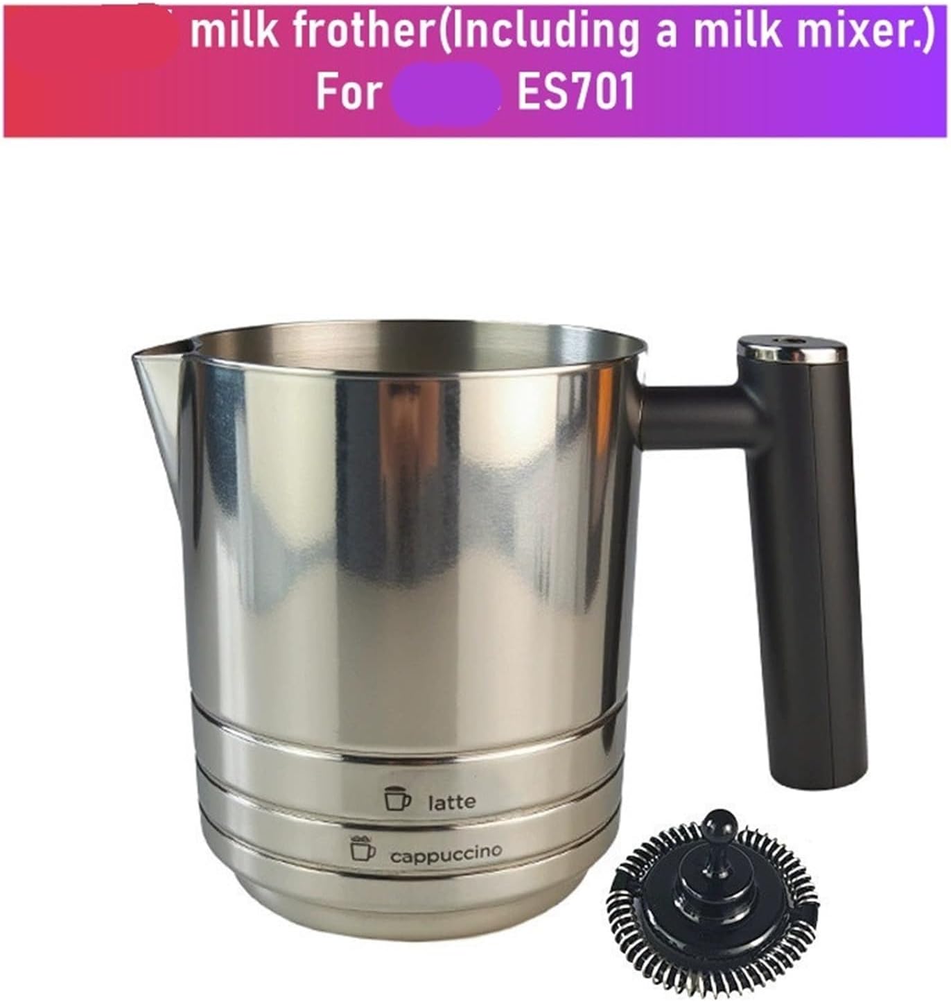 Compatible For Ninja ，Compatible For Luxe Cafe， ES601/ES655/ES701 Cup Milk Frothing Coffee Maker Cappuccino Latte Machine Frother Machine Accessories(ES701)