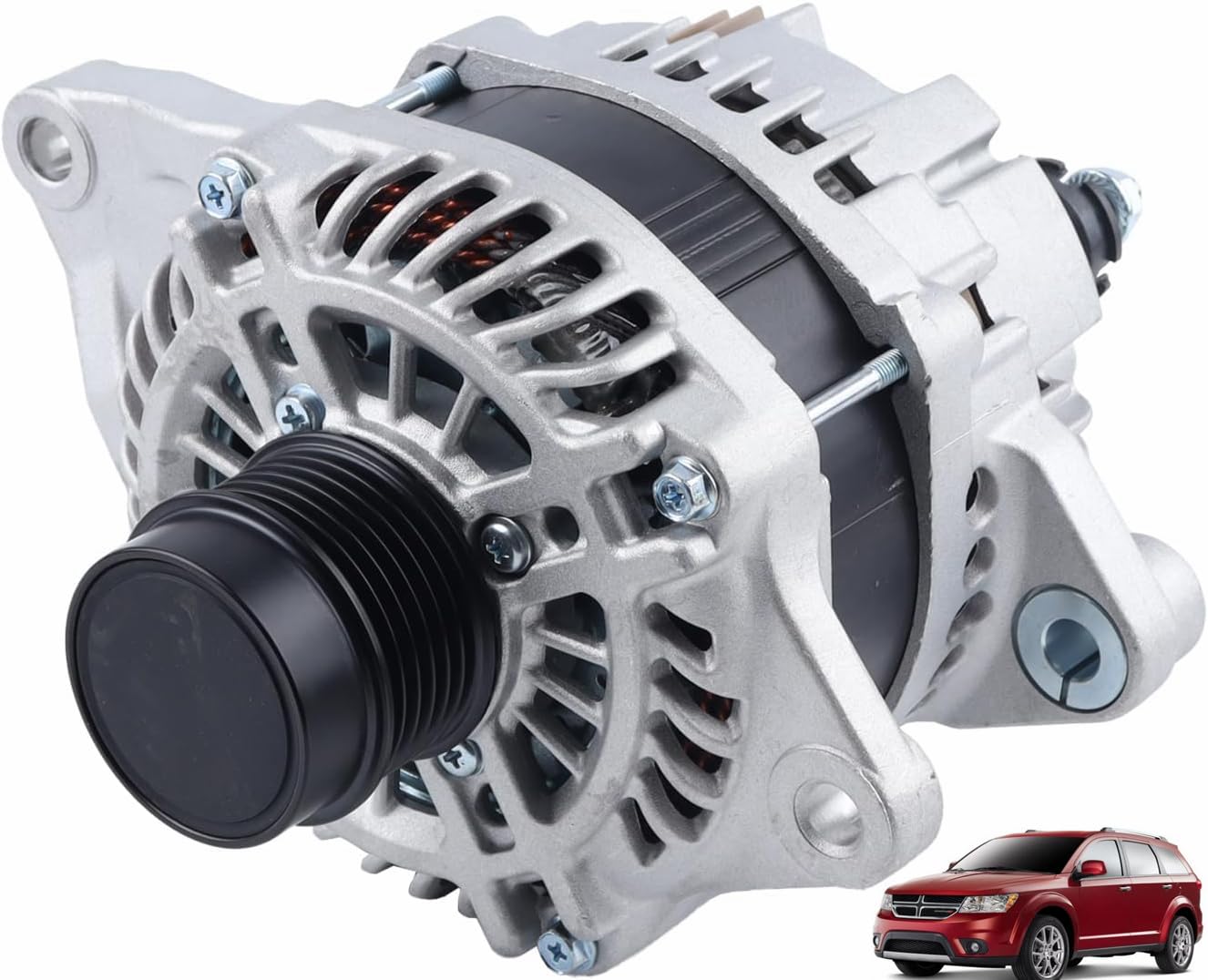 ZZDSNJ04801490AA Alternator Compatible with 2009-2020 Dodge Journey L4 2.4L Replace# 4801490AD A002TX0281 A2TX0281 4801490AC