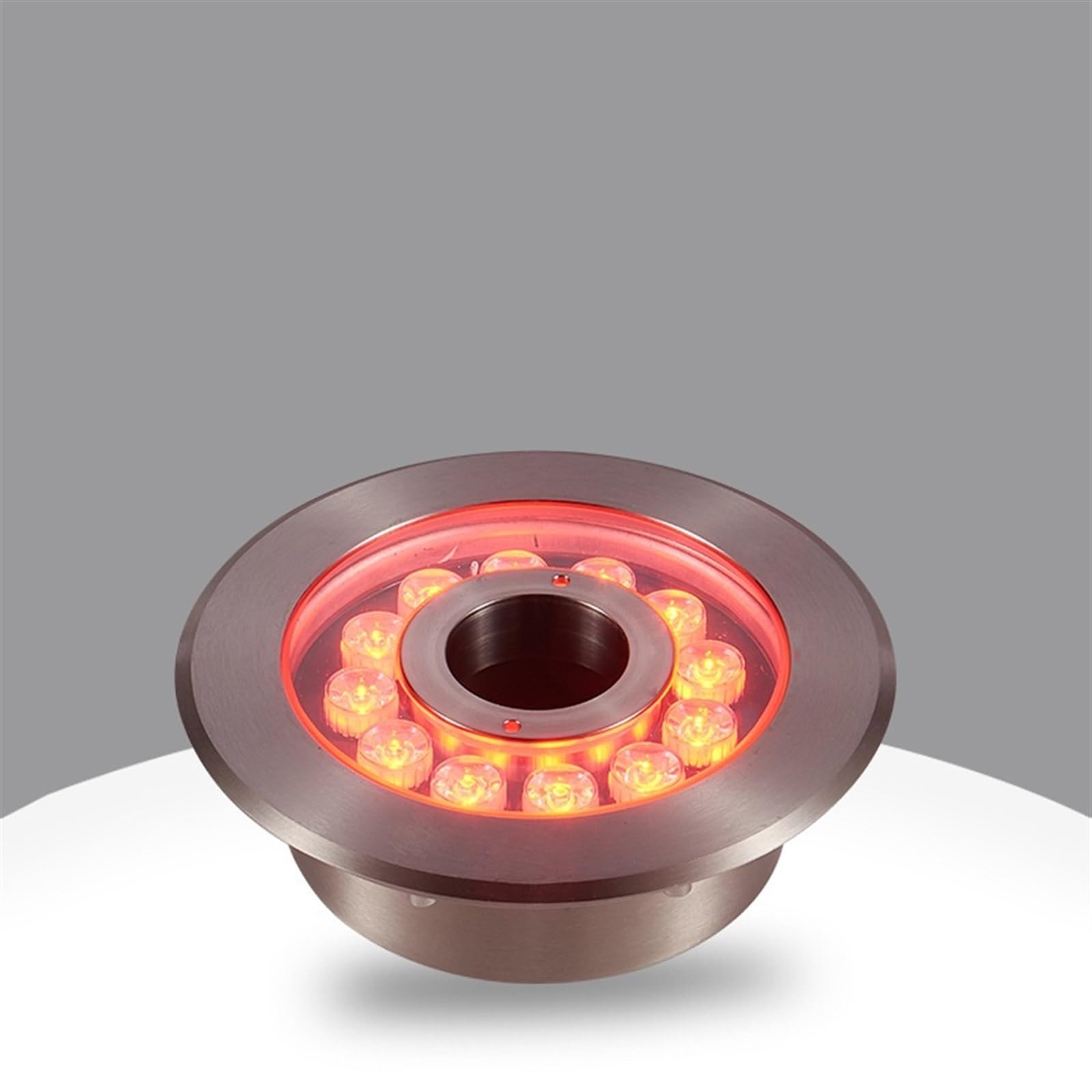 Poolbeleuchtung, LED-Brunnenlichter Edelstahl-Poollichter Frühlingslichter Bunte Fernbedienung RGB Quadratische Landschaftslichter Unterwasserlichter für Schwimmbad, Brunnen, Teich, Aquarium(RGB:D180m