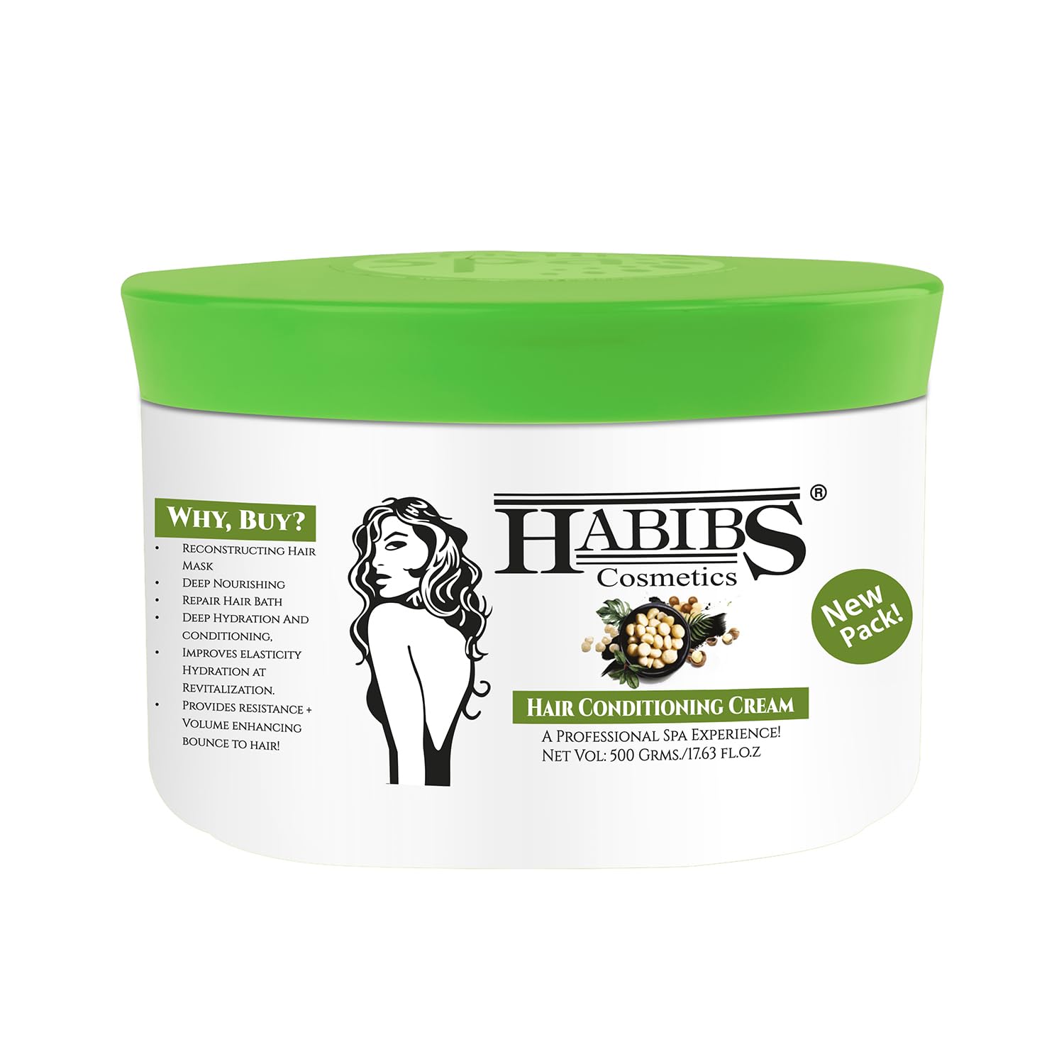 Habibs Orgamatics Hair Spa Conditioning cream 100% organic Deep Nourishing Hair Ultima Spa For Dull and Damage Hair Treatment for men & women 500 GM Pack of 1-image-37
