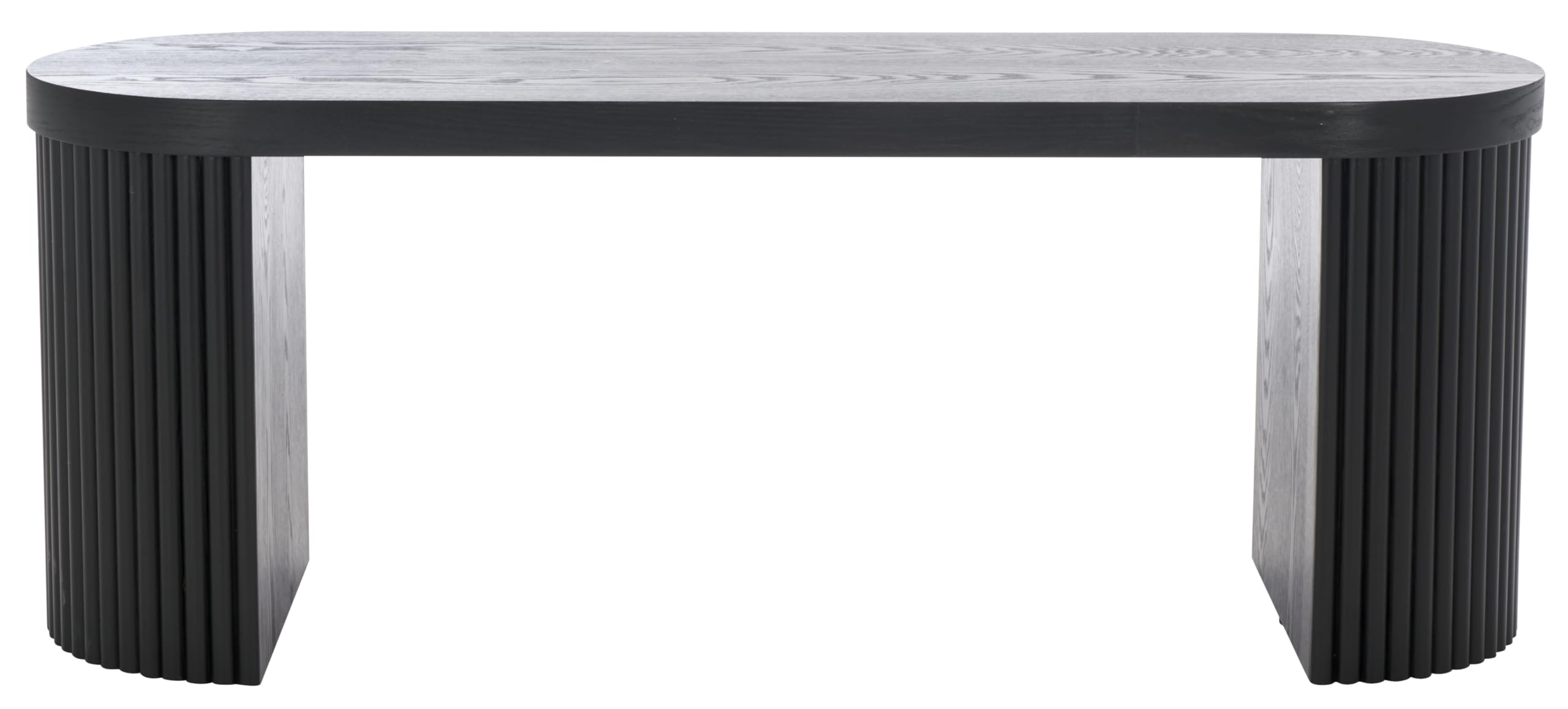 SAFAVIEH Home Collection Enoki Black Oval Top Bench