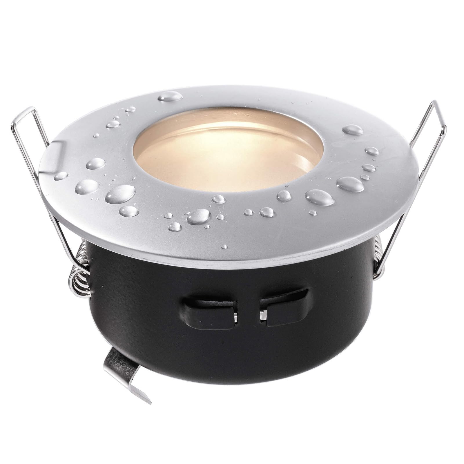 Spot LED cabine de douche 6 W hammam chromothérapie IP65 GU10 lampe RGBW 6000 K Blanc