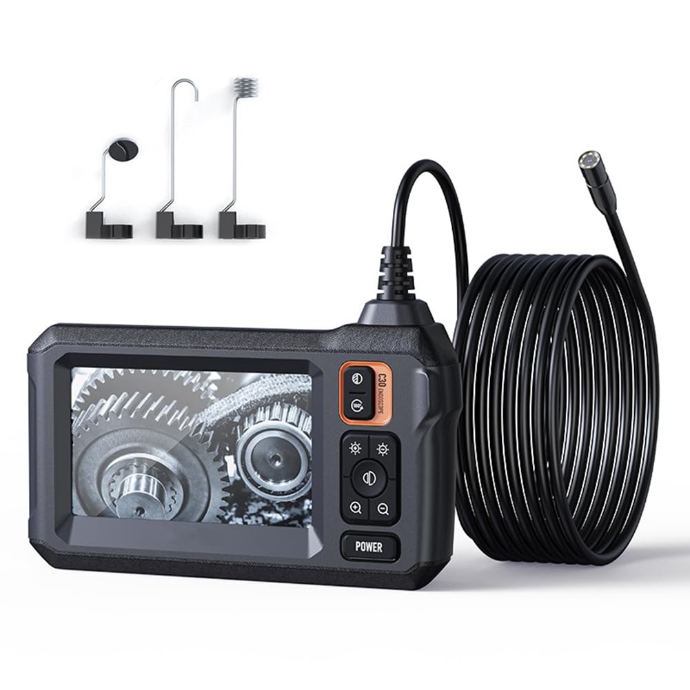 Jnchdghwa As Shown 1080P Automotive Boroscope Endoscopic Car Drain Piping Channel Inspection Car Inspection Camera Industrial Endoscope For Cars 8Mm