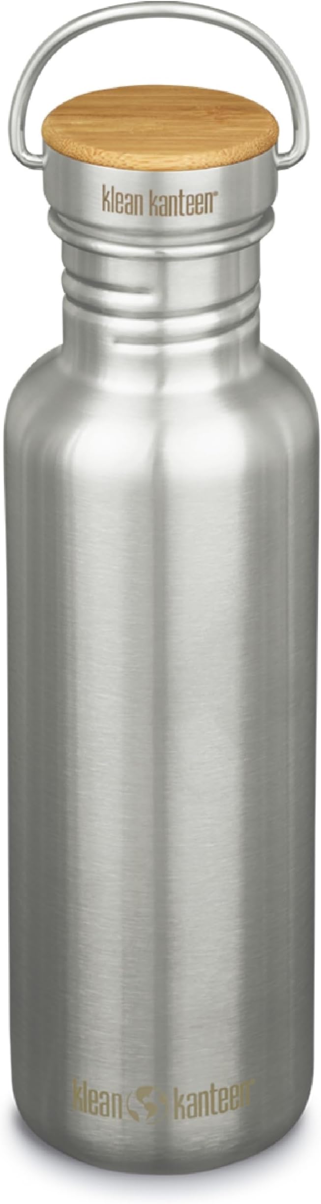 Reflect 27oz with Bamboo Cap, Brushed Stainless