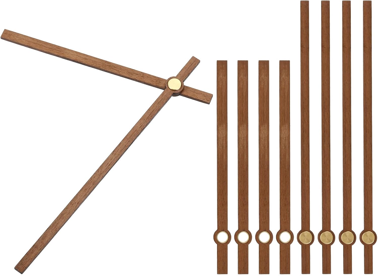 PATIKIL Replacement Clock Hands Kit, 5 Set Wooden Clock