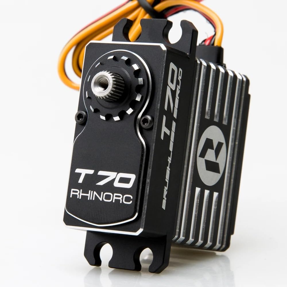 Photo 1 of RhinoRC T70 70KG Brushless Standard Servo 0.10 Sec Steel Gears 7~17V for RC Car Crawler SCX10 TRX4 MOA