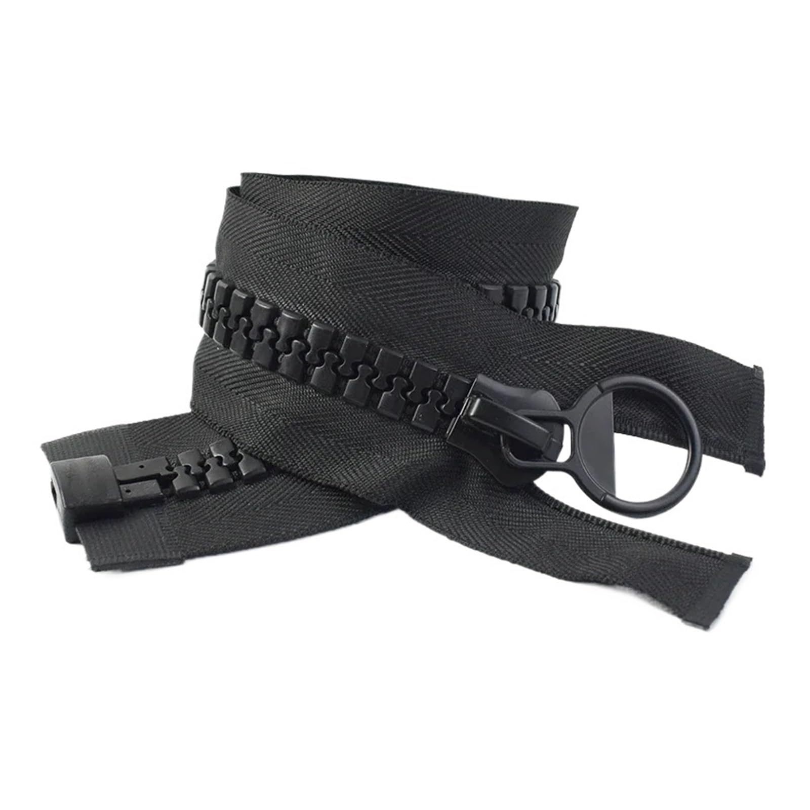1Pc 20#60-800cm Namiot Żywica Kurtka Z Zamkiem Błyskawicznym Płaszcz Zamki Bagażowe Zapięcie Na Zamek Zestawy Naprawcze DIY Akcesoria Krawieckie(Black,500cmNo20)