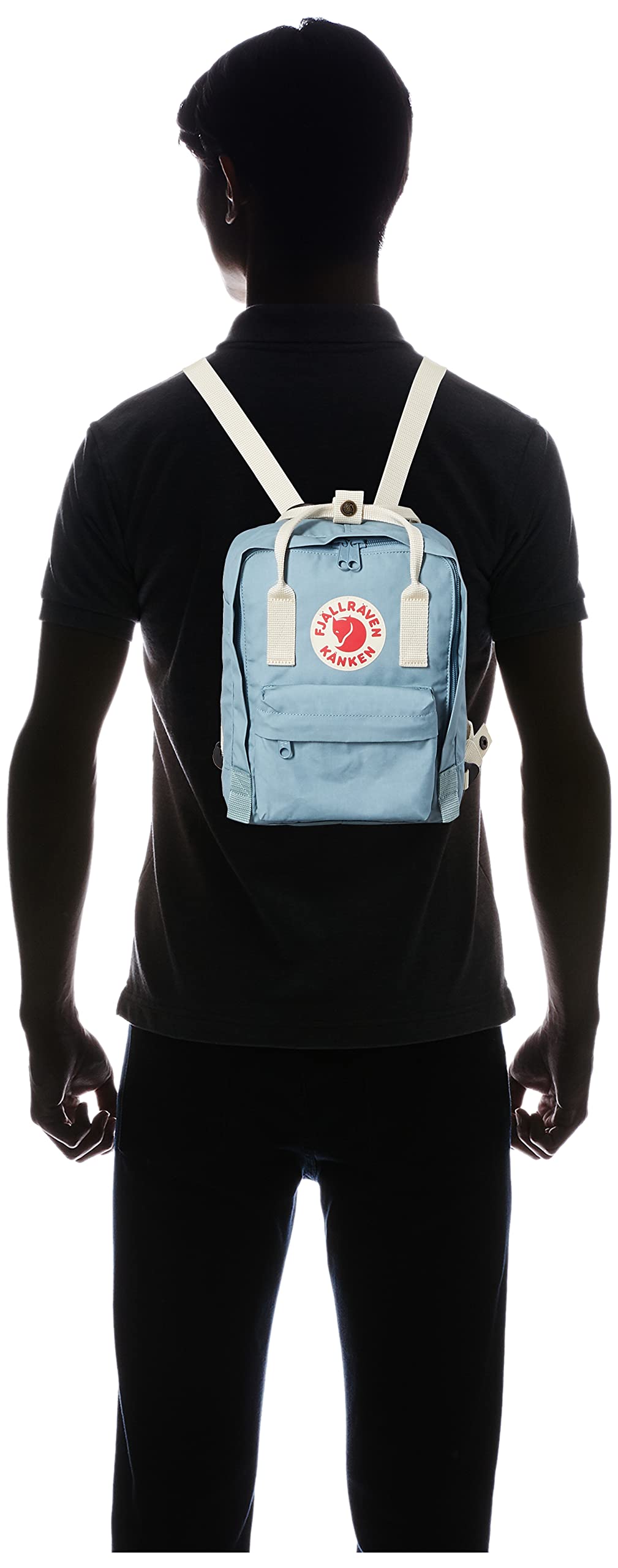 Fjällräven Kanken Mini Backpack - Sky Blue-Light Oak