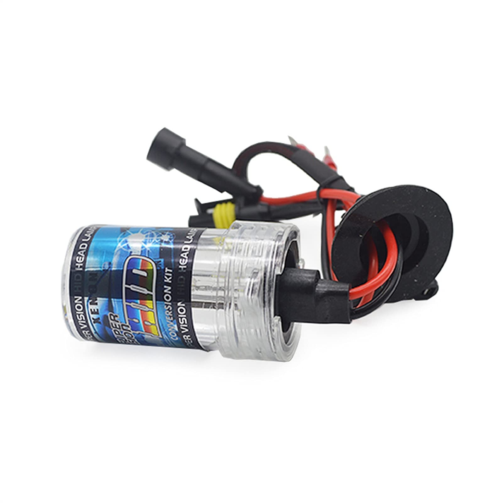 Żarówka ledowa 2PC HID Barb Xenon Auto Lampa wymiany reflektorów H2 H9 H9 H11 3000K 12 V 35W 55W (Color : 3000 K, Size : H8)