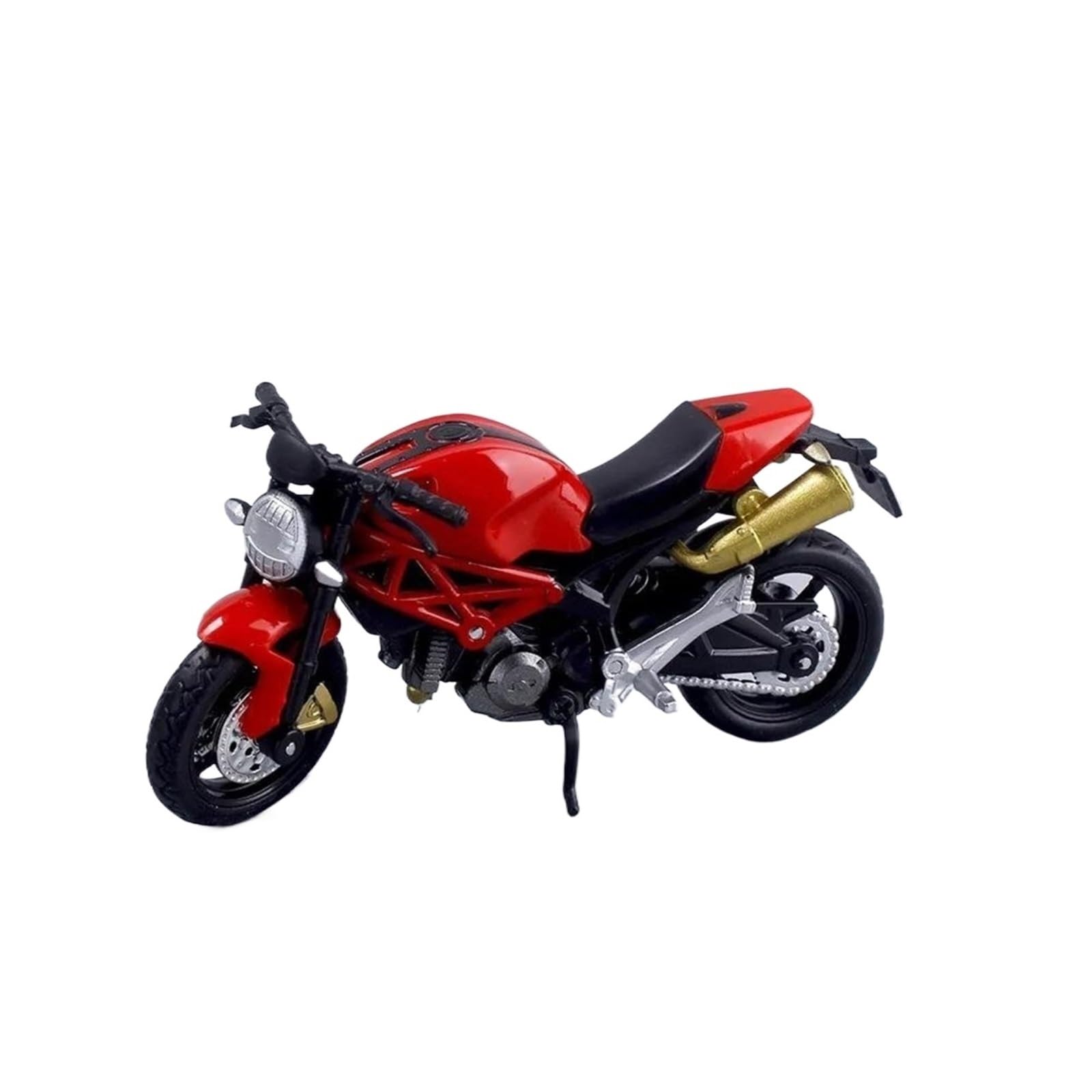 SEYXF Motorbike Toy 1:18 for Ducati Monster 795 Motorcycle Model Simulation Alloy Toy(Black- Silver)