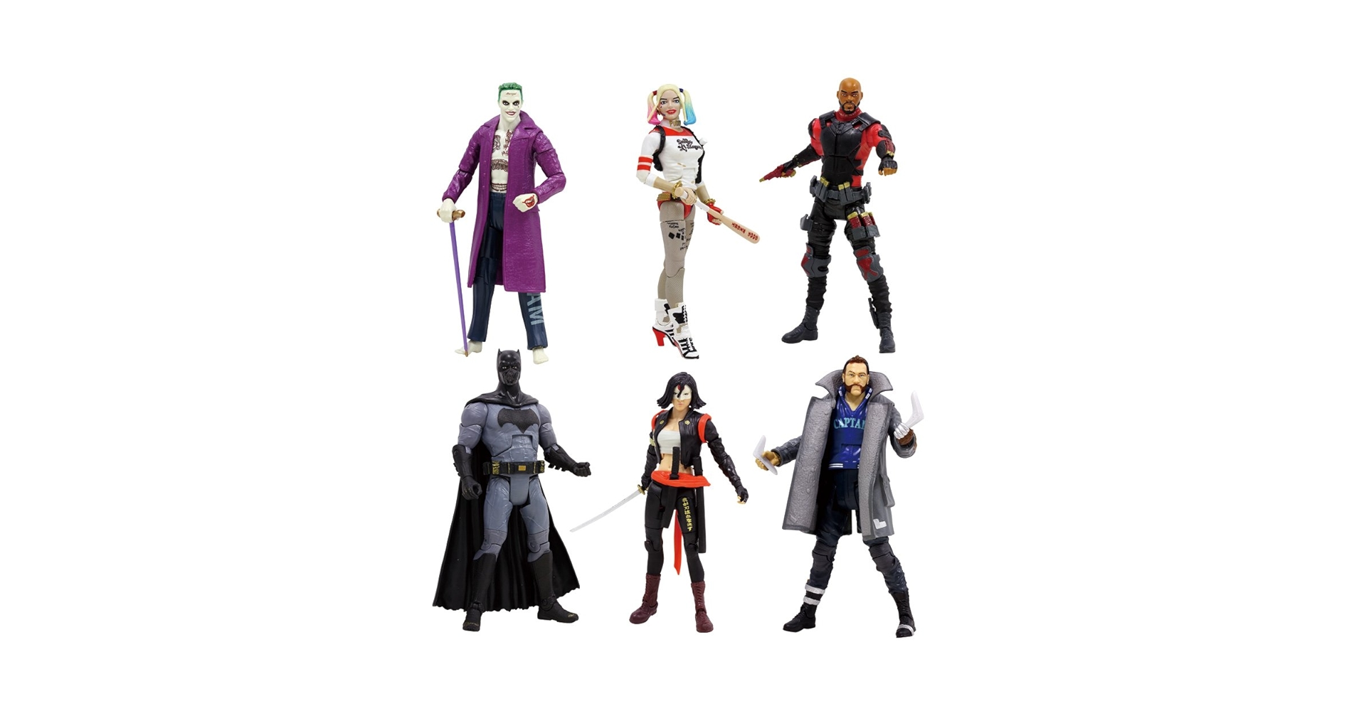 スーサイドスクワット 6種フィギュアセット Amazon.co.jp: スーサイド・スクワッド/ 6インチ マルチバース