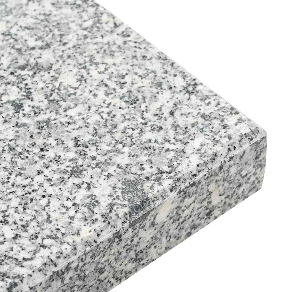 vidaXL Pied de Parasol 30 kg Gris Granite Carré