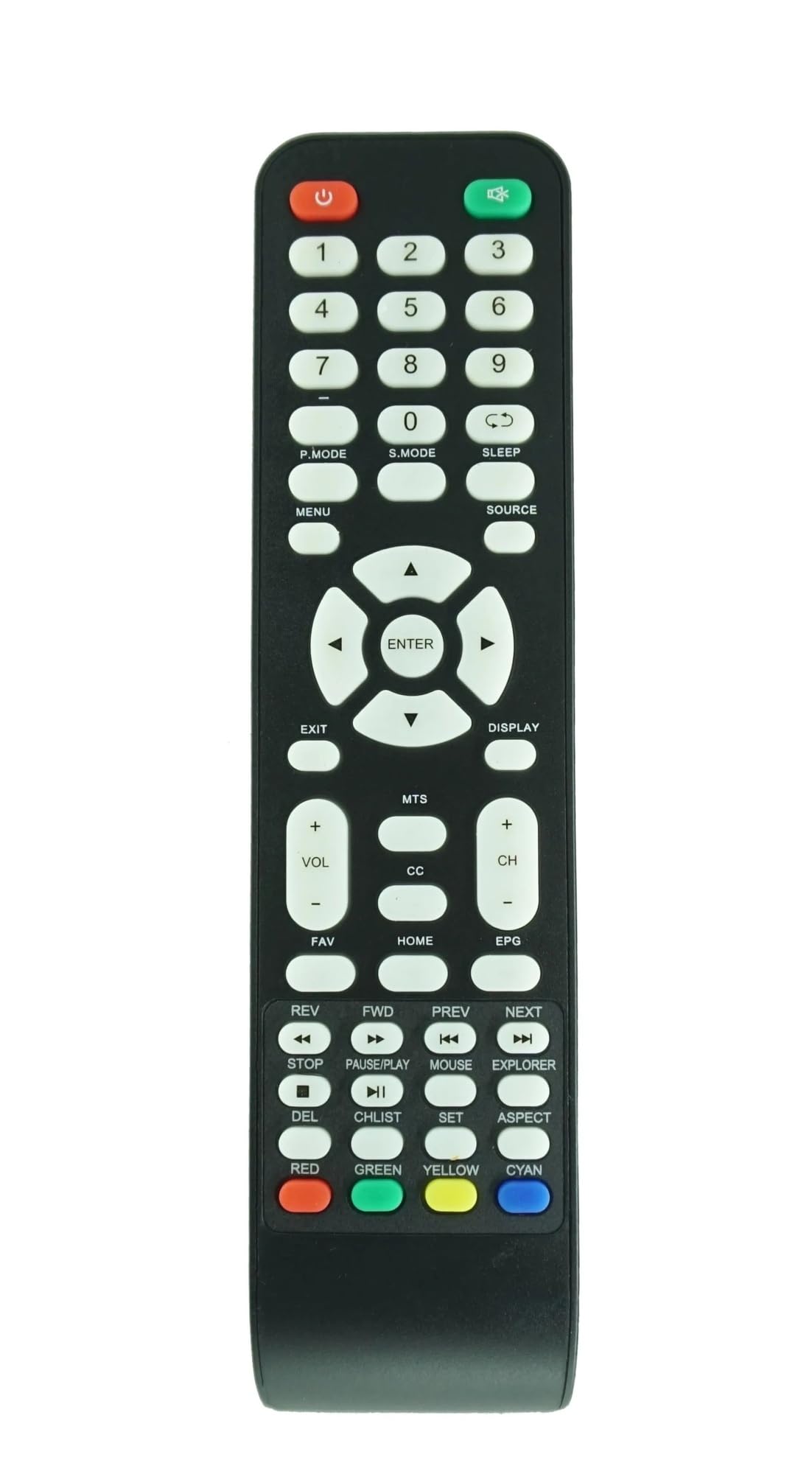 Mando a distancia compatible con televisores TD Systems y Sunstech 4