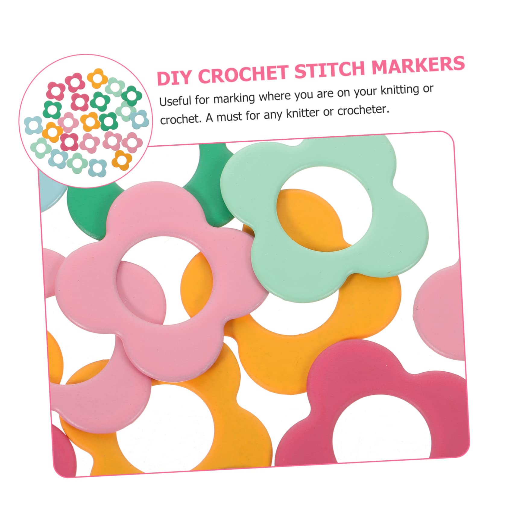 SEWACC 240 Stk Gewebte Markierungsschnalle Stichzähler-Nadelclip Strickmarkierer Nahtring Häkelring Häkelmarker Maschenmarkierer Ringe gehäkelte Markierung Stichringe Zinklegierung