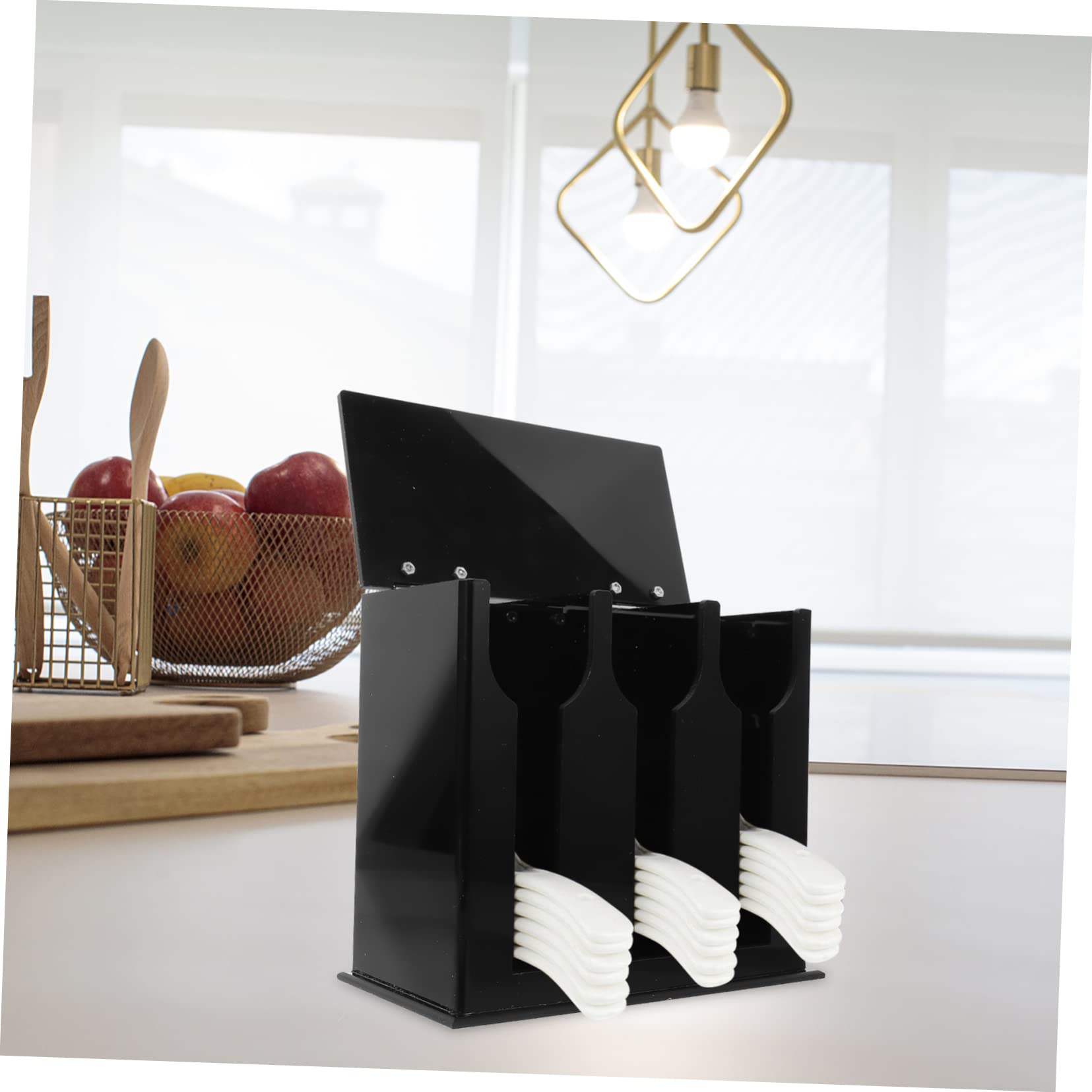 UPKOCH Reposa Cucharas De Organizador De Cocina Soporte Para Cucharas y Cucharones Estante Para Utensilios De Cocina y Despensa