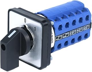 SZW26/LW26-20 ON Off 20A 660V 20 Terminals Electric Universal Transfer Changeover Cam Switch 64X64/48X48 Mm Panel Mount(COA.5 0 1 64X64mm)