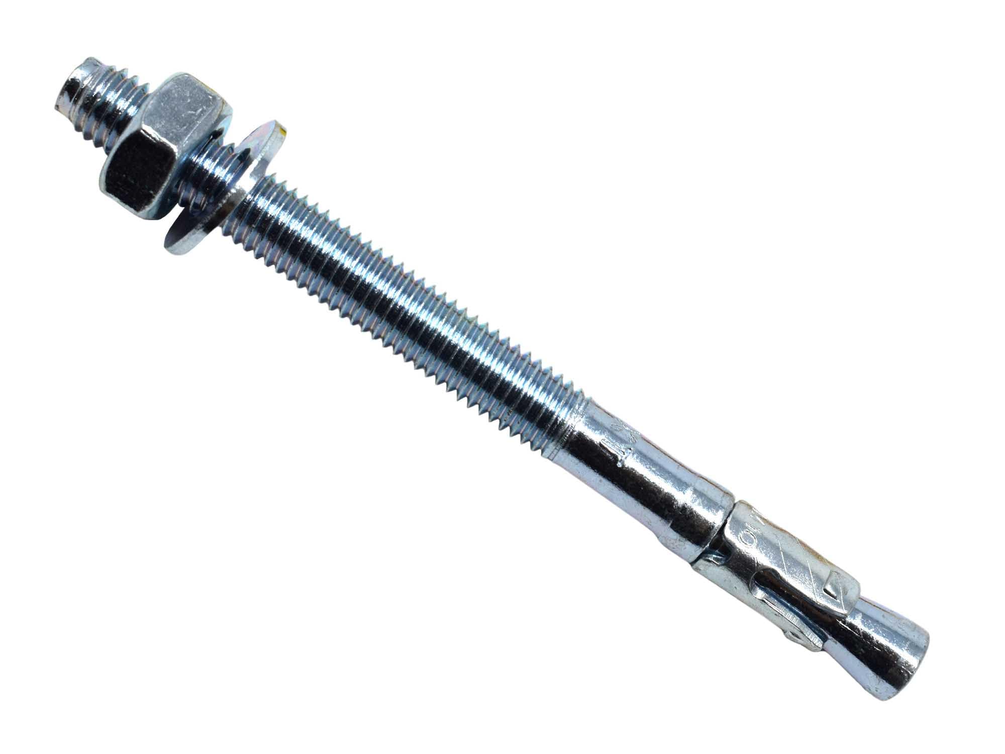 MASONMATE Zinc Plated Through Bolt M10 x 120mm Pack of 50