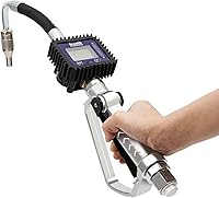 DYRABREST Heavy Duty Digital Oil Control Valve Meter Gun - 0.5% Accurate Air Operated Dispenser for Motor Oil, Gear Oil & Fluids