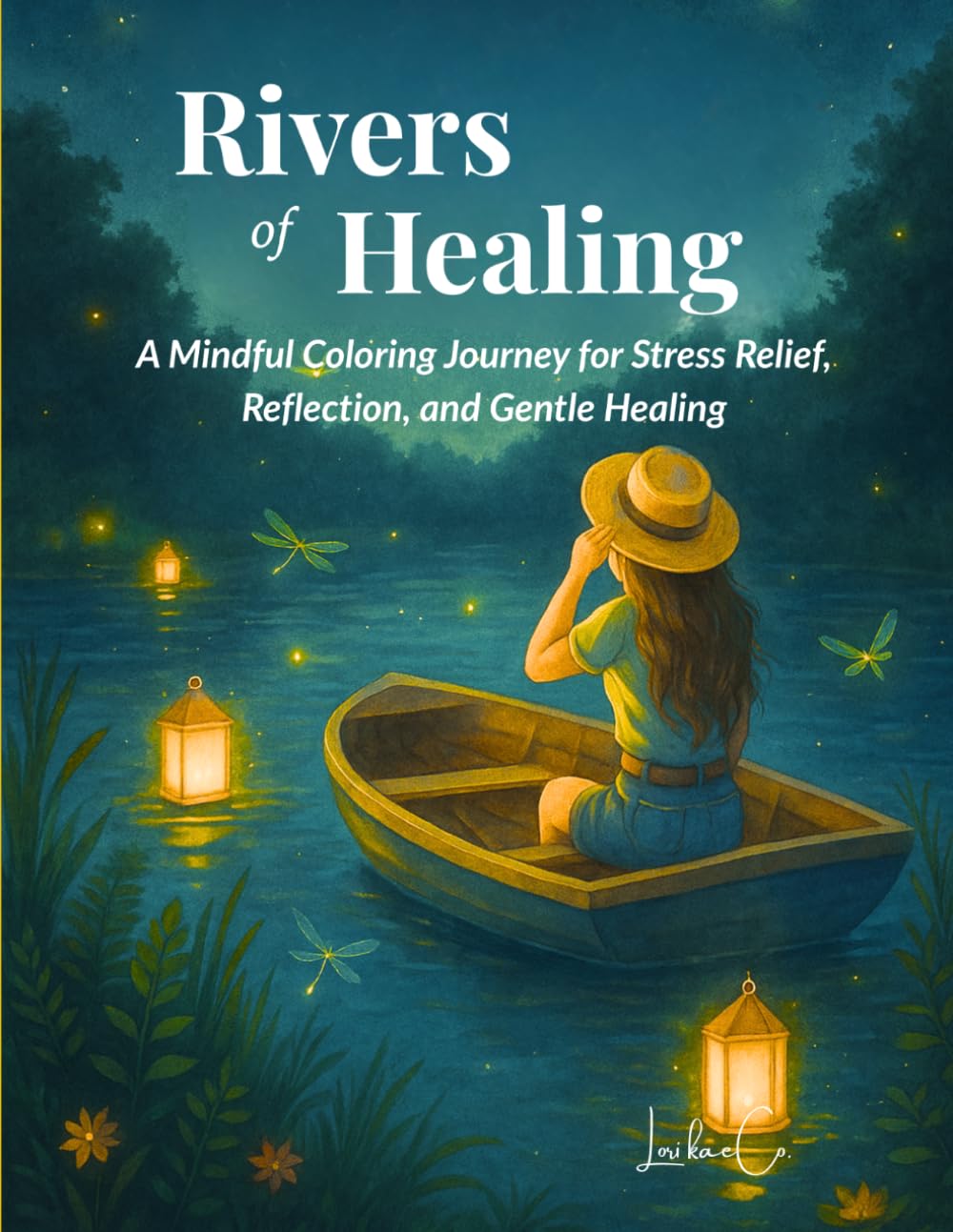 Rivers of Healing: A Mindful Coloring Journey for Stress Relief, Reflection, and Gentle Healing