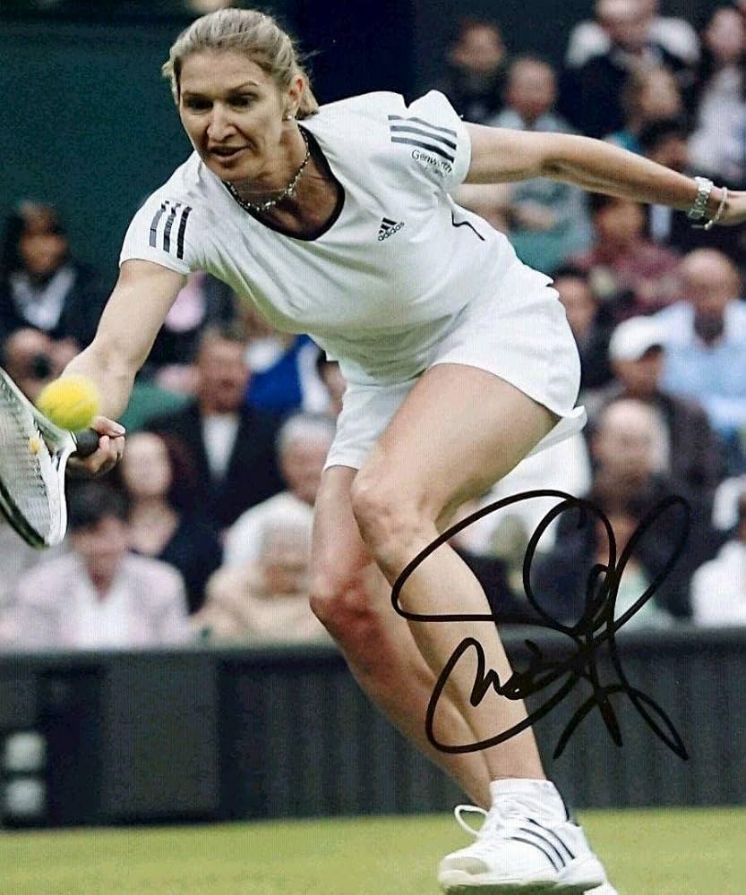 テニス　女王　シュテフィ・グラフ　 証明書付き　直筆サイン入りフォト テニス 女王 シュテフィ・グラフ 証明書付き 直筆サイン入り