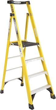 Werner PD7304 Type IAA Aluminum Podium Ladder - 4, Yellow