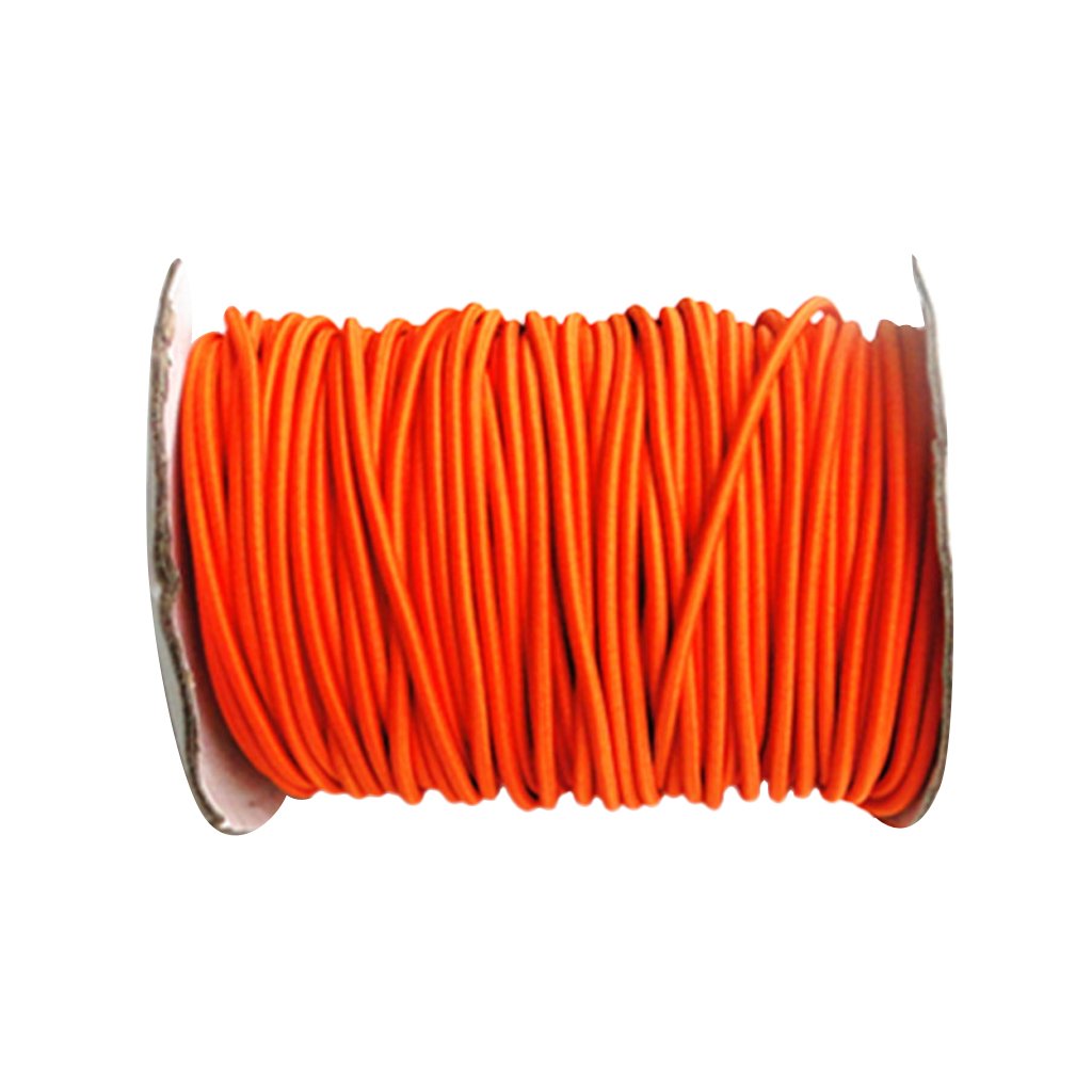 Geardeangloow Orange 4Mm Strong Elastic Bungee Rope Shock Cord Tie Down Boats Trailers 3M