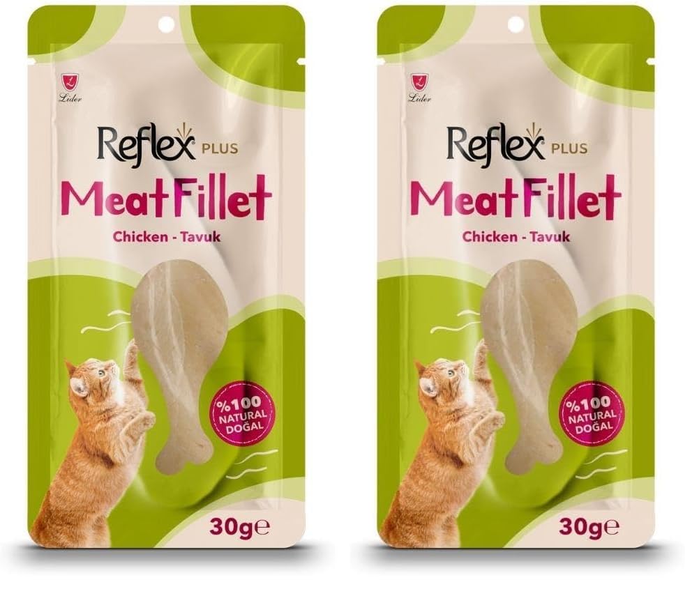 Reflex Plus Meat Fıllet Tavuk Chicken Ödül Maması 30G (2 paketi)