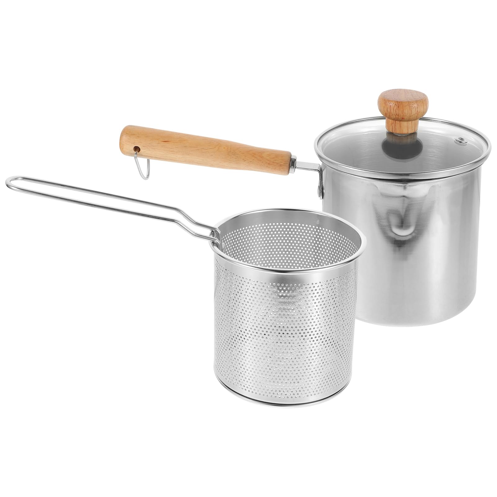 Casserole en acier inoxydable pour repas rapides et collations