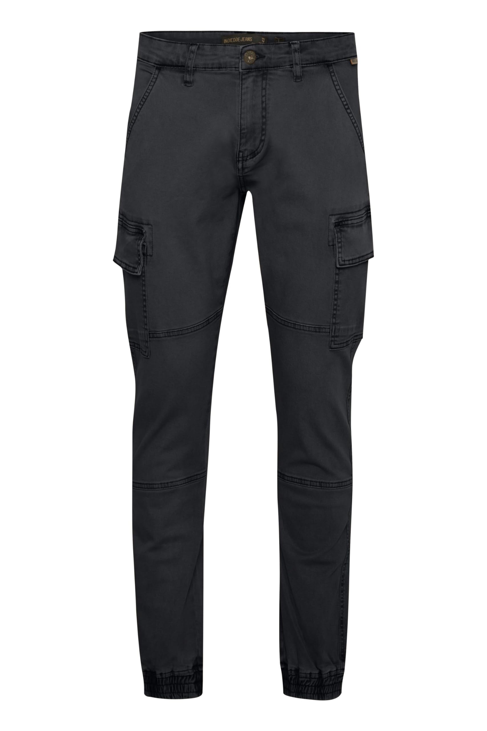 Indicode IDBromfield Herren Cargohose Lange Hose mit Cargotaschen Gesäßtaschen Baumwollmischung Regular fit