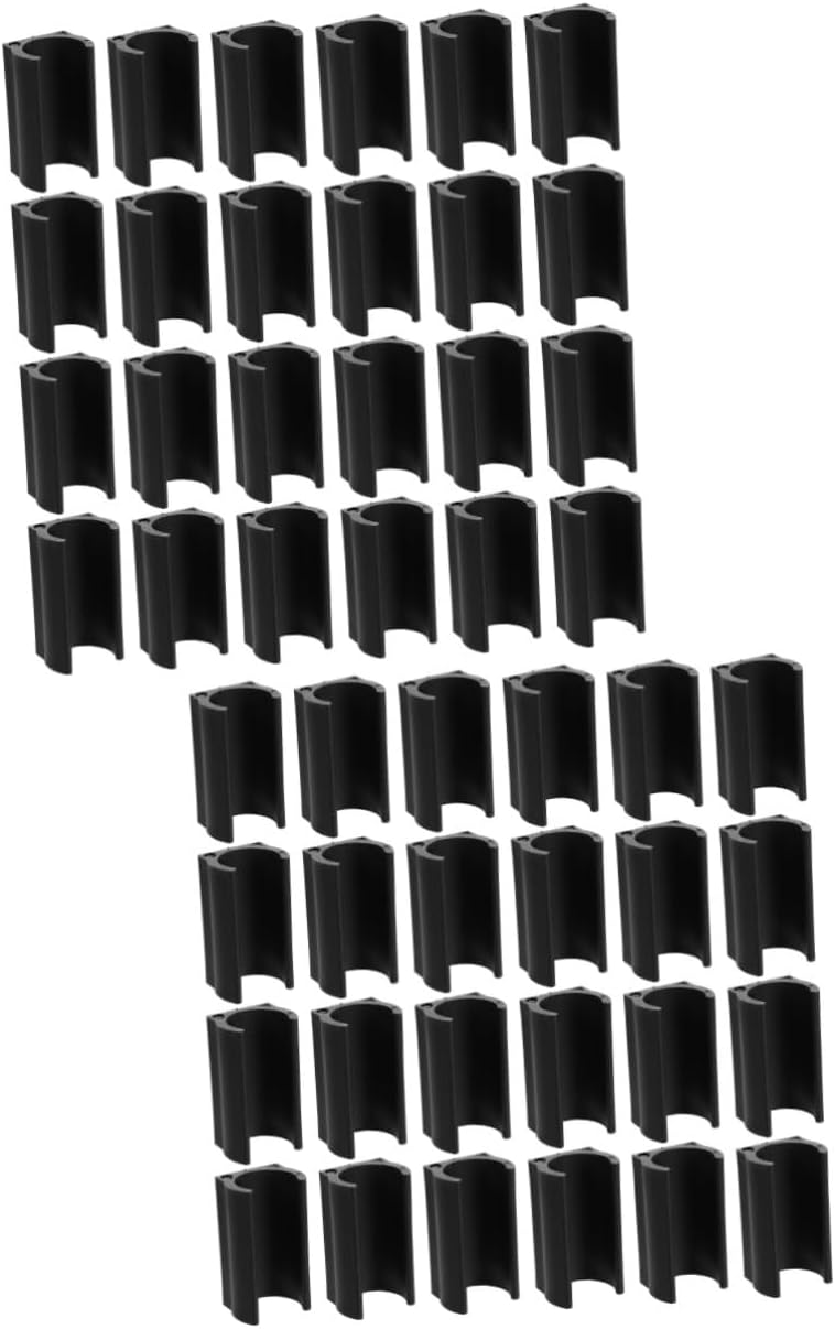 POPETPOP Open Pipe Clamp Chairs Floor Chair Furniture Feet Glides Chair Leg Covers Chair Feet Cap Floor