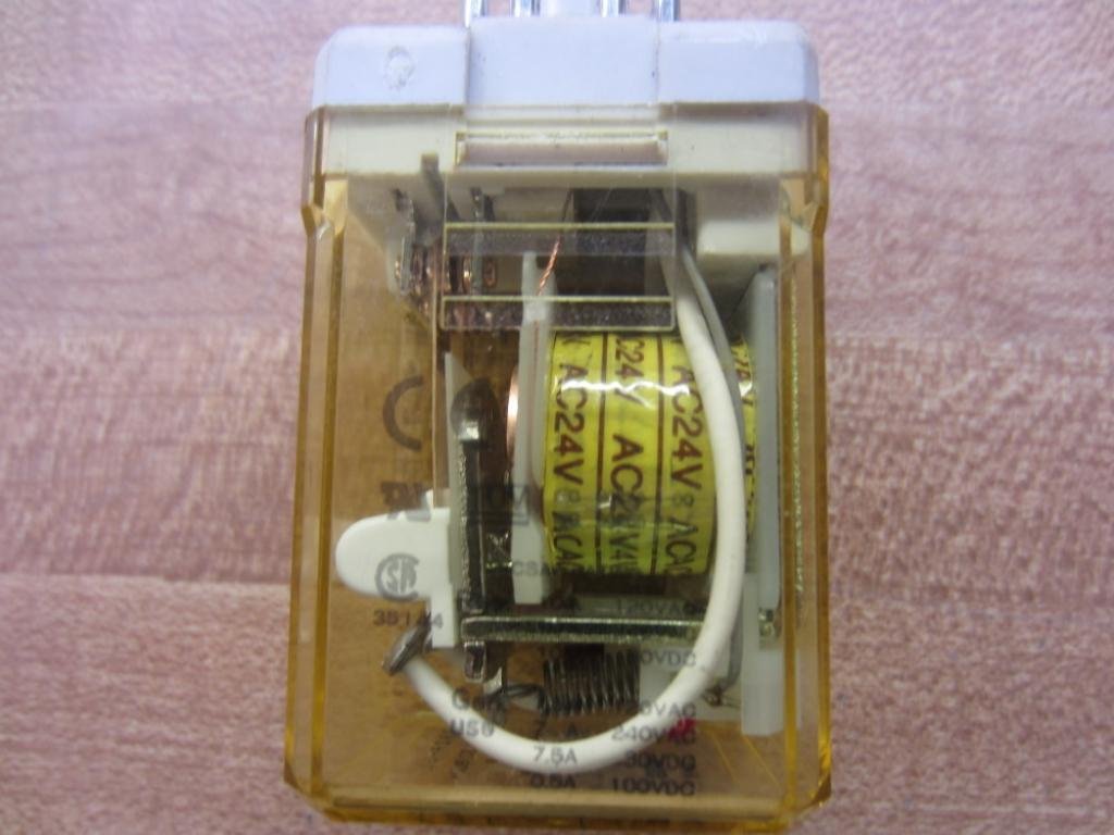 RR2P-ULAC24V, Power Relay 24VAC 10A DPDT(35.6x28.6x55.5) mm Socket (2 Items)