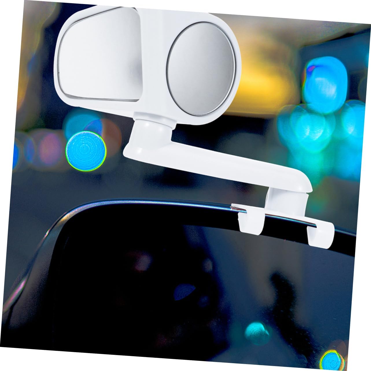 360-Degree Adjustable Auto Rearview Mirror 2-Piece Set for Cars SUVs and Trucks Plastic and Glass Side Mirrors for Enhanced Safety