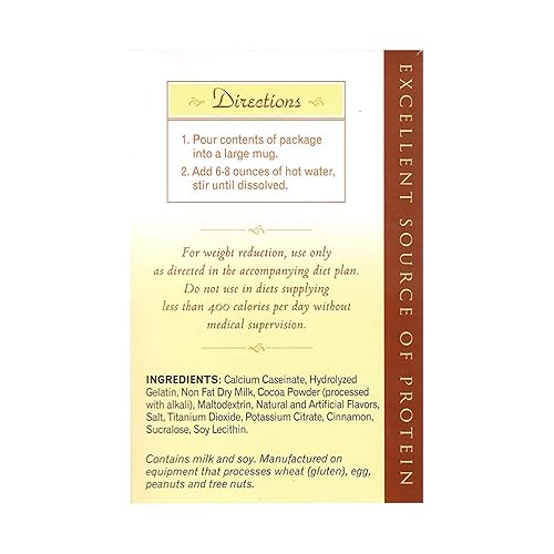 Miniatura 3 de Nutmeg State Nutrition HealthyWise - Cacao caliente alto en proteínas, mezcla instantánea de chocolate caliente baja en carbohidratos y calorías con