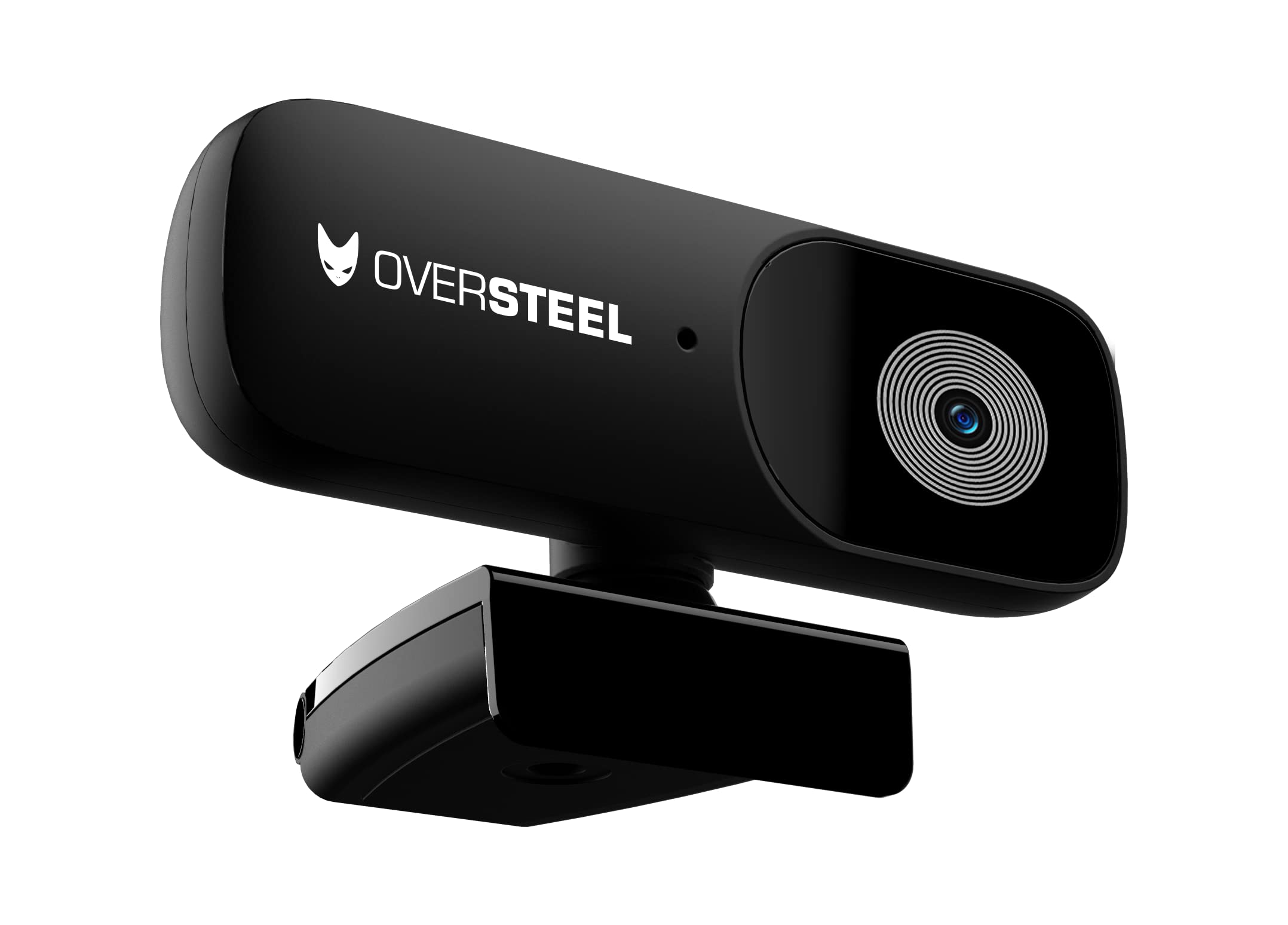 Oversteel - Bulat Webcam 1080P Full HD z mikrofonem, 30fps, USB 2.0, redukcja szumów, rozmowy wideo, nagrywanie, konferencje, PC/Mac/Tablet/Chromebook