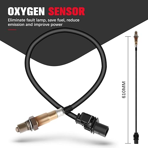 Miniatura 2 de Sensor de oxígeno O2 de corriente ascendente para automóviles compatible con Hyundai Accent Veloster para Kia Rio Soul 2012 2013 2014 2015 2016 1.6L