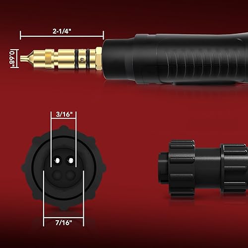 Miniatura 3 de Pistola de soldadura Mig de 15 pies y 250 amperios para Miller M-25 Millermatic 200, 210, 212, 250, 250X, 251, 252 y Vintage