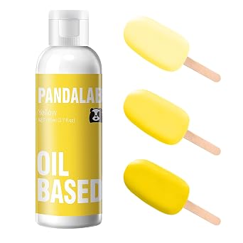 Yellow Oil Based Food Coloring for Chocolate, Candy Melts, Donuts, Strawberries, Frosting, Cake, Professional Edible Dye for Baking - 80 Milliliters 2.7 Fl.Oz