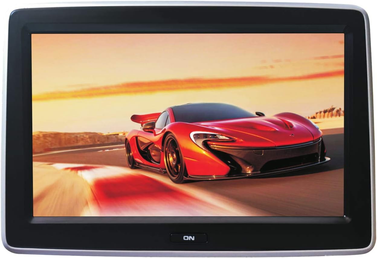 Adeptt ADTW-1028AD 10.1-inch IPS Touch Screen Car Headrest Multimedia Monitor (Black)