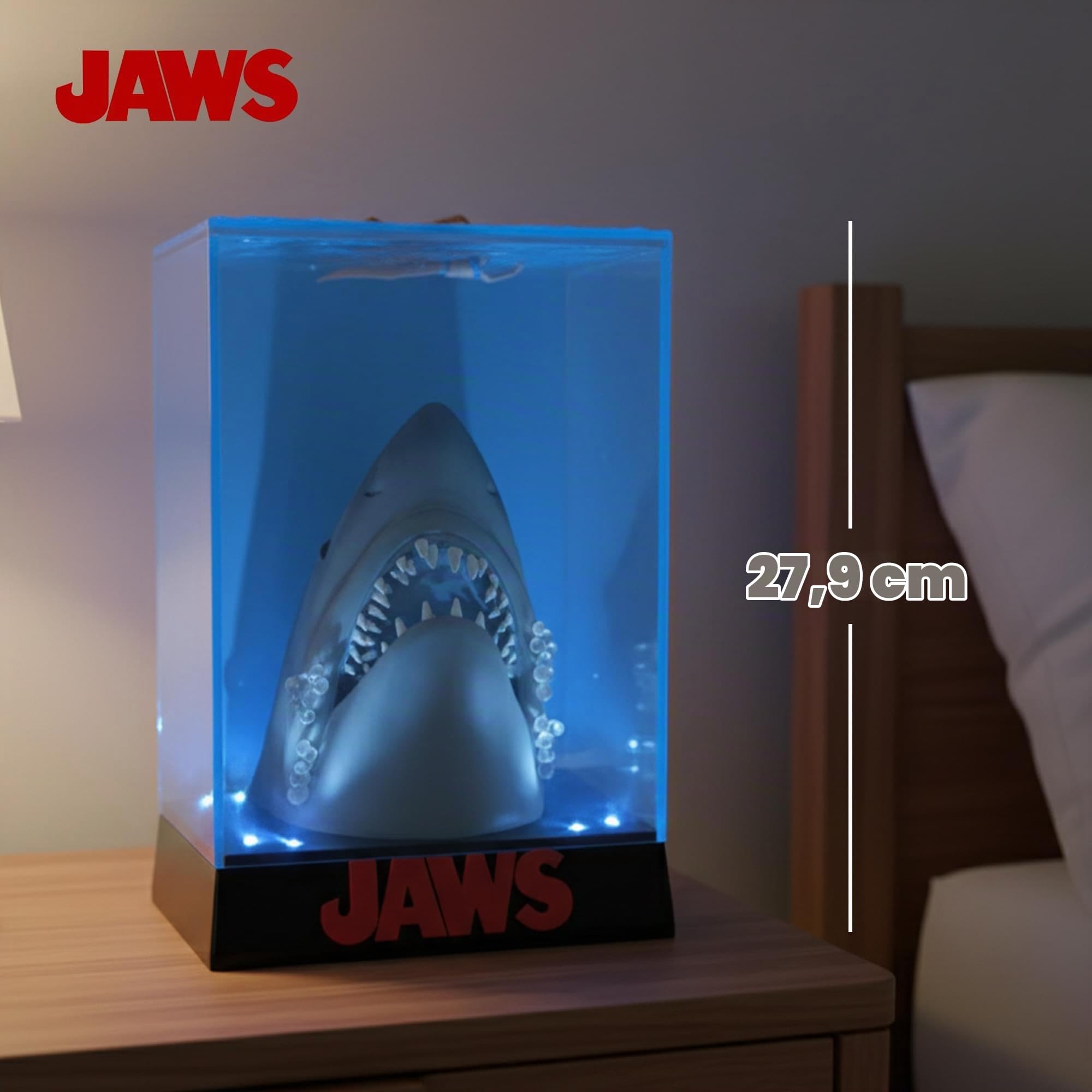 SD Toys - Figura con luz Cartel Poster 3D Tiburon Exclusiva 50 Aniversario