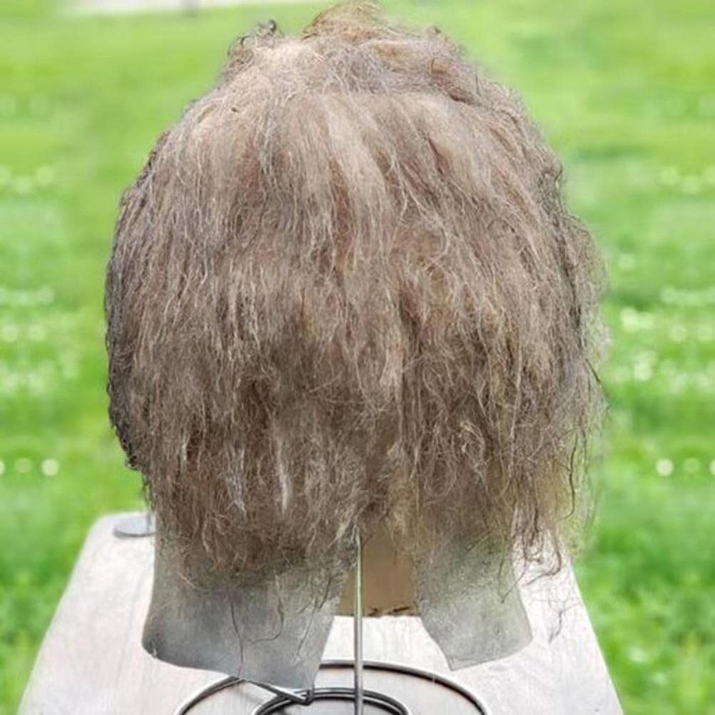 Kangmeile Michael Myer Mask, Halloween Full Latex Masks Hair Wig Scary