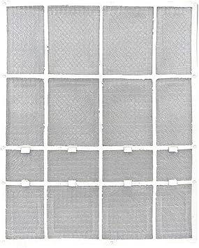 for Replacement Filter Screen for Zhigao AC 1P-1.5P Models, Effective Dust Barrier Mesh, Robust Plastic Construction