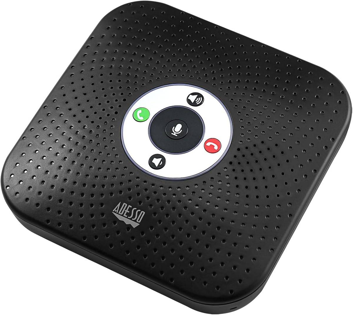 Adesso Xtream S8 Altavoz con micrófono para conferencias, Bluetooth/con cable | Concentradores USB 3.0, reducción de ruido mediante IA, captación de voz de 360°, colaboración en equipos/Zoom y configuración de sala de reuniones