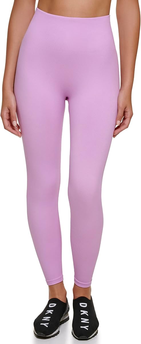DKNY Womens Seamless High Waisted Tummy Control Leggings