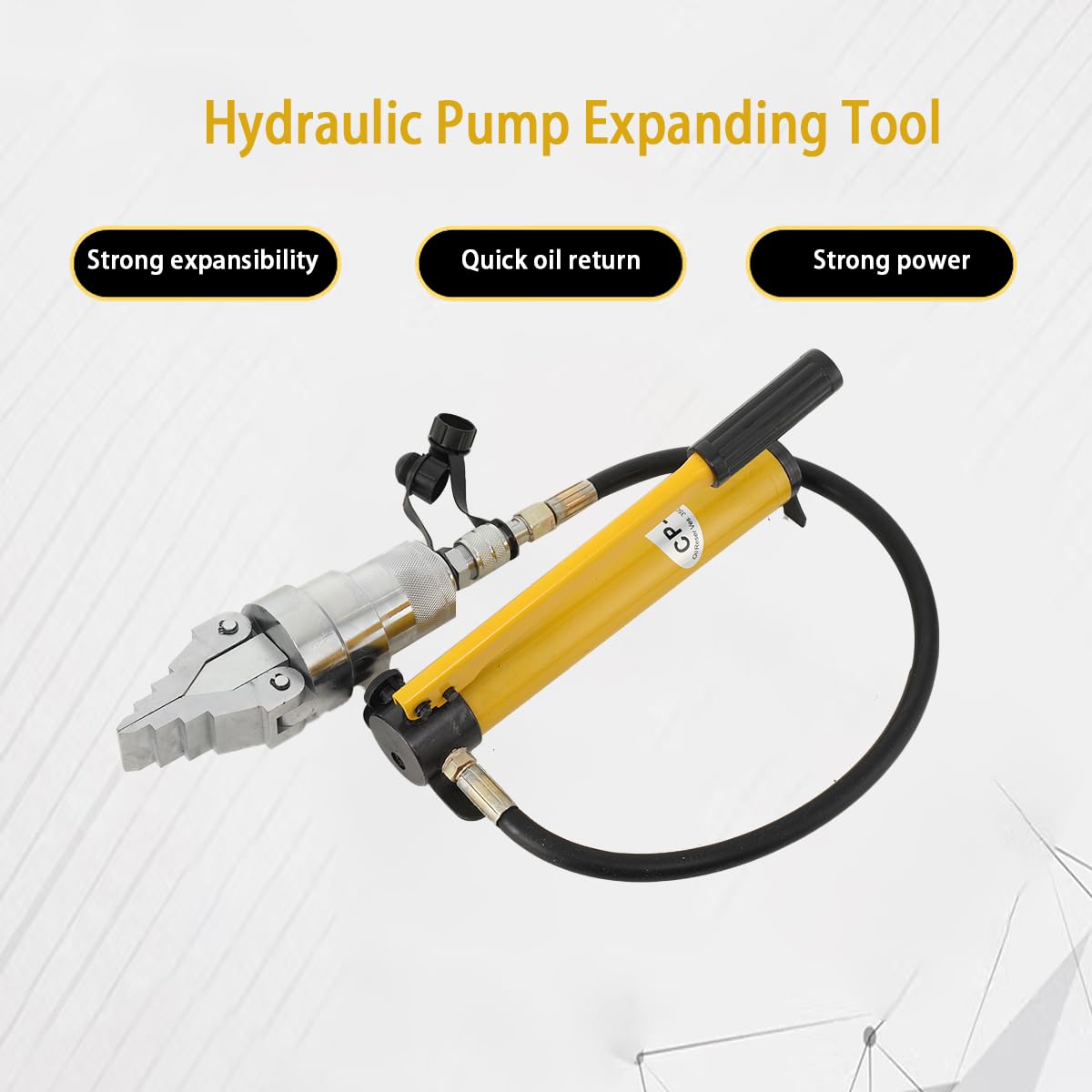 12 Ton Hydraulik Flansch Spreizer,Hydraulische Flanschspreizer Spreader Trenner mit Pumpe für Schiffbau Brandbekämpfung Industrieanlagen,63 MPa